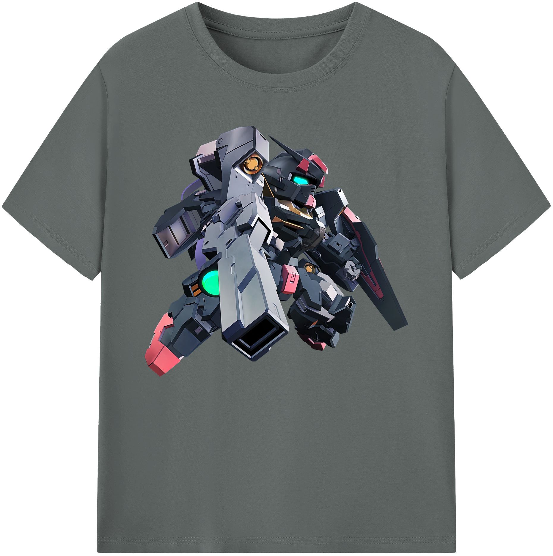 （画像用） 機動戦士ガンダム Mobile Suit Gundam 綿100％ メンズ半袖Tシャツ｜肌触りやわらか＆通気性